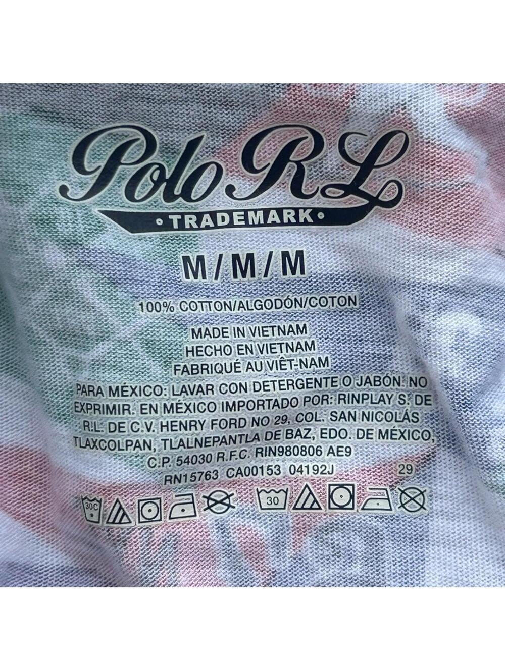Polo Ralph Lauren RL Stadium Baseball Pennants Button Up Shirt Men's Medium - Picture 6 of 10